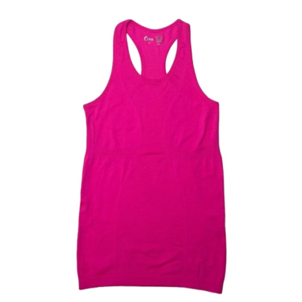 ZYIA Active Fuchsia Pink Racerback Stretchy Top Size XS #1272